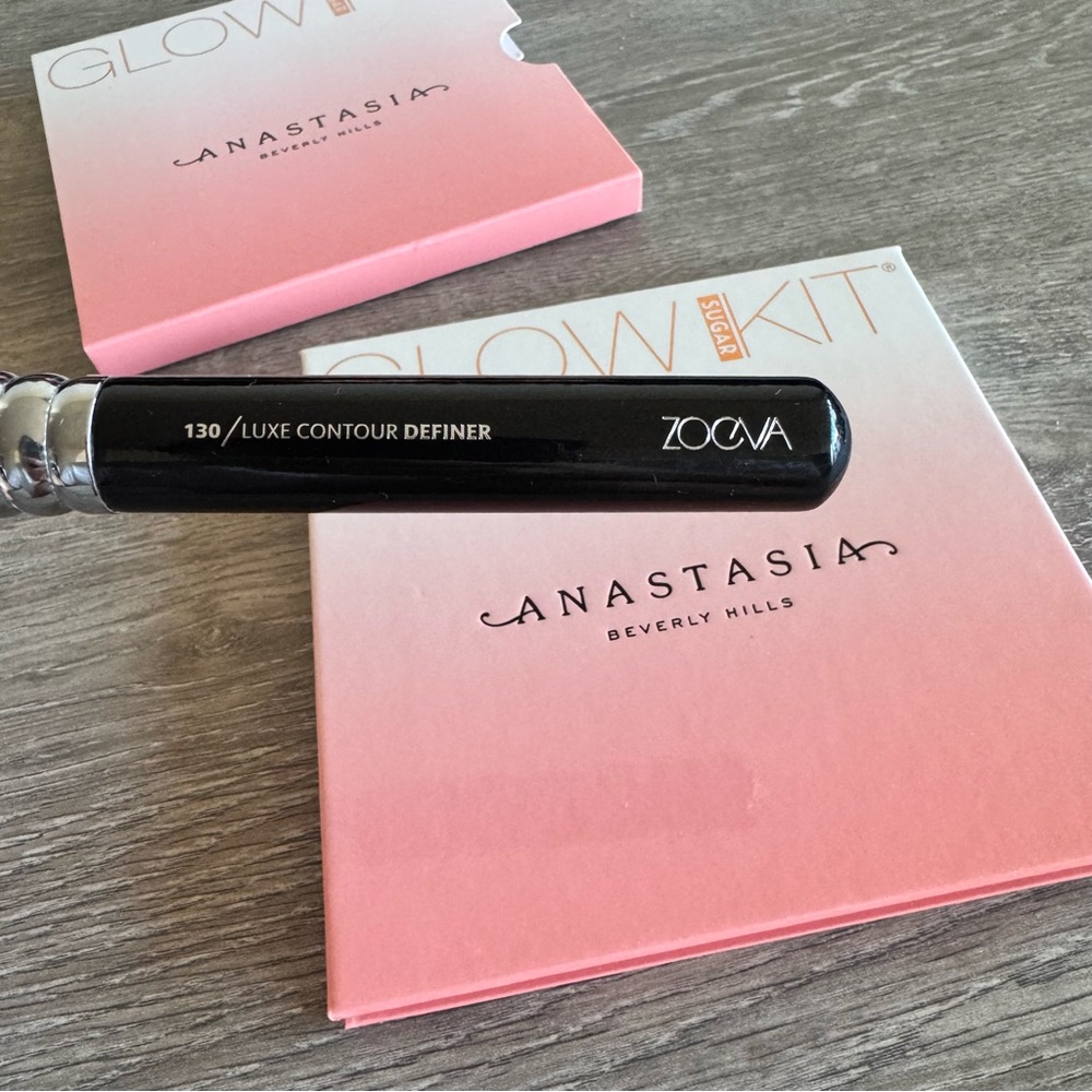 Anastasia BEVERLY HILLS GLOW SUGAR KIT / METALLIC POWDER HIGHLIGHTERS + brush - Picture 4 of 5